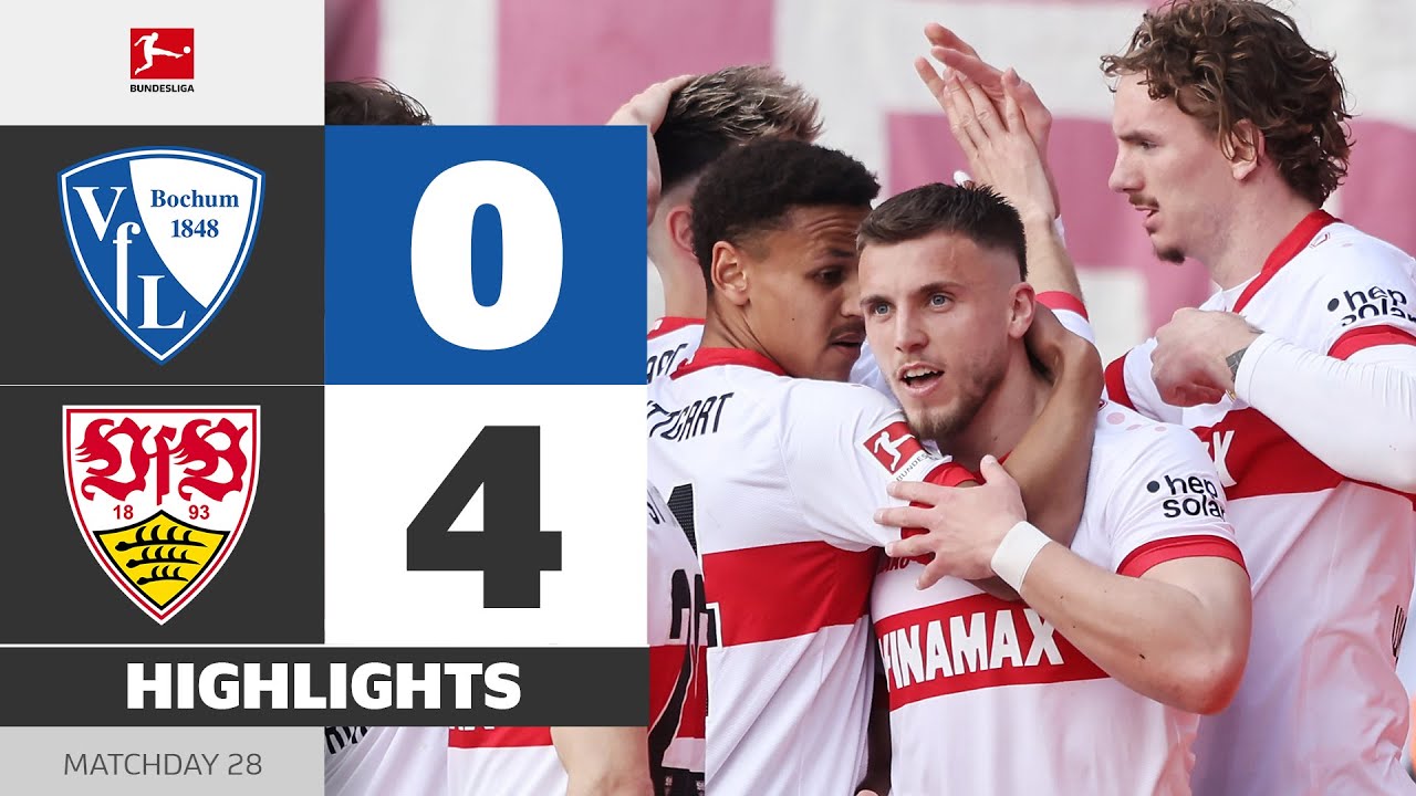 HATTRICK-HERO Demirovic! | VFL BOCHUM - VfB STUTTGART | Highlights | Matchday 28 – Bundesliga 24/25