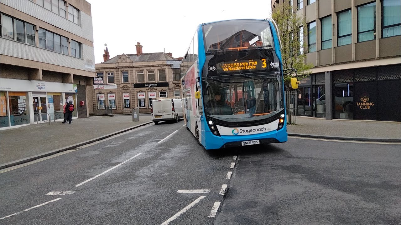 Grimsby buses 3rd April 2024, featuring Enviro 400MMC on local service!! #bus #grimsby #stagecoach
