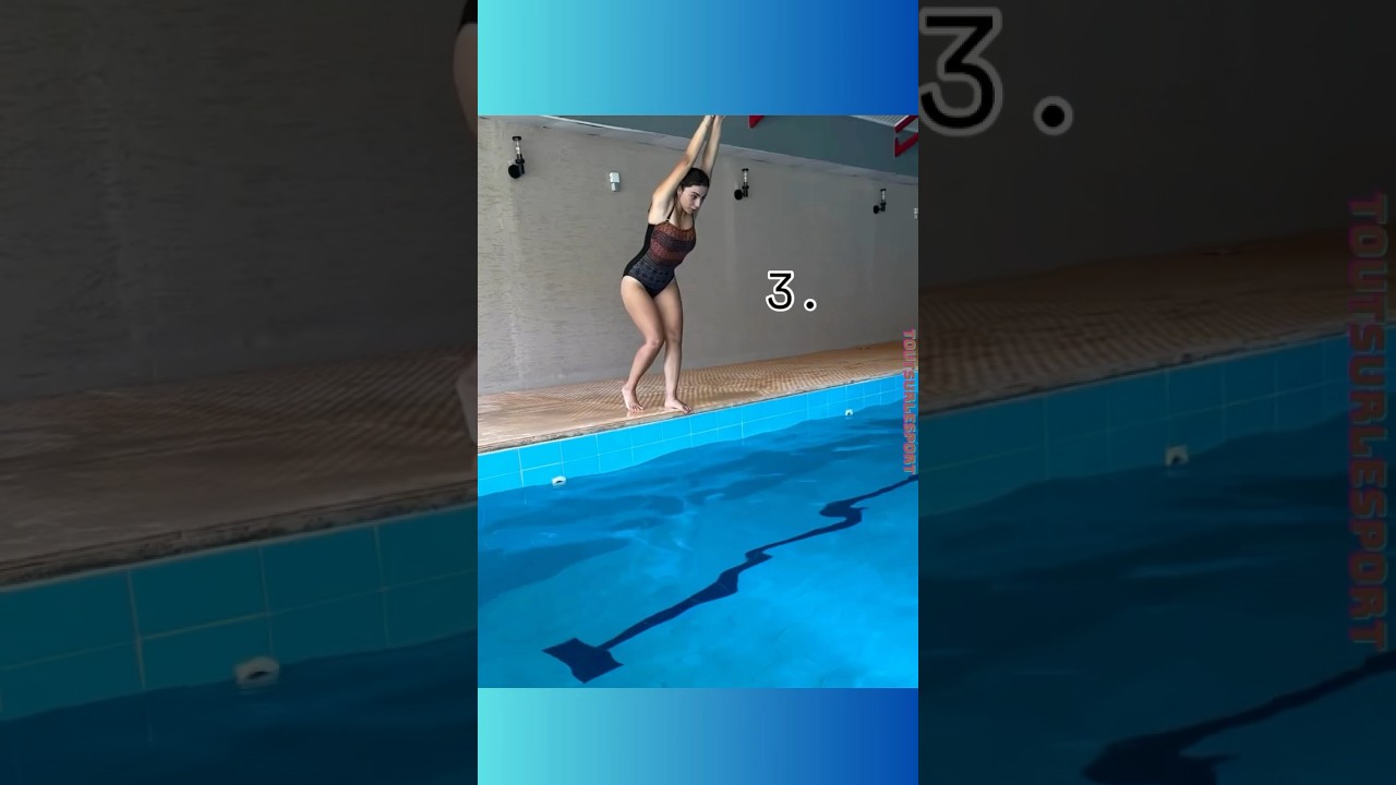 Les quatre style de NAGE ~ Comment ENTR&Eacute;E dans la PISCINE #shorts #natation #swimming