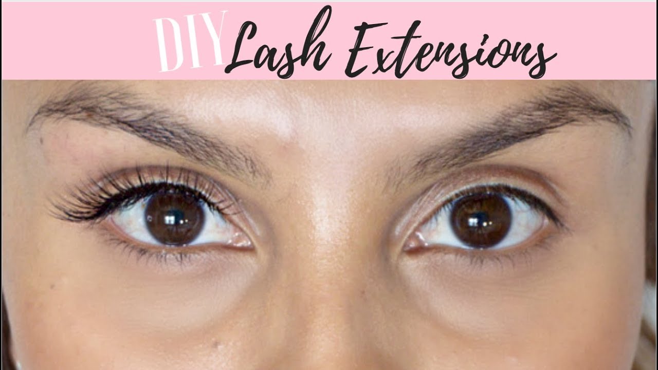 DIY Lash Extensions (using INDIVIDUAL LASHES!) | ARDELL LASHTITE ADHESIVE REVIEW