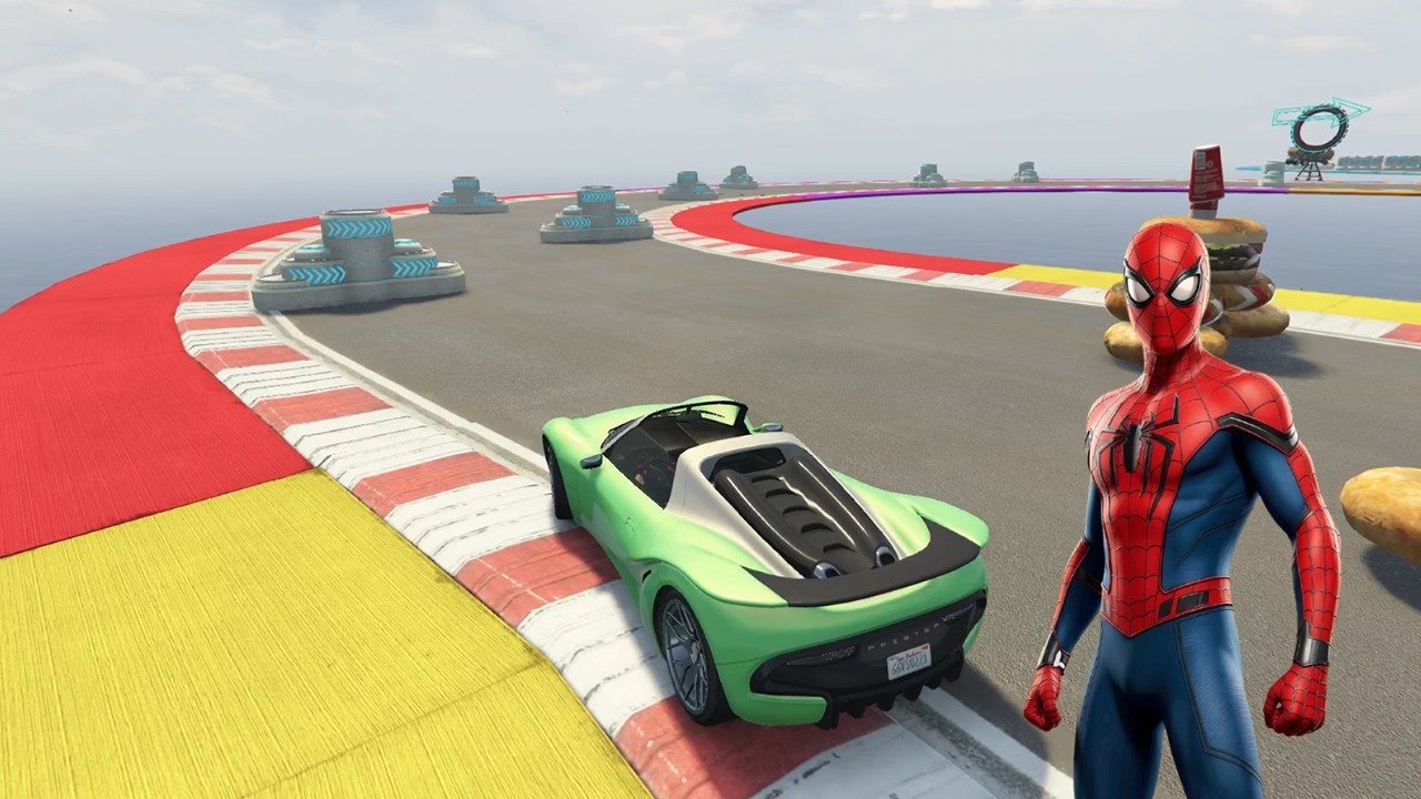 Spider-Man Crazy Stunt Ramp Challenge 😱 Most Dangerous Jumps Ever
