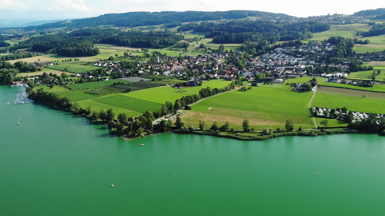 Von Greifensee zu Maur, ein malerischer Drohnenflug