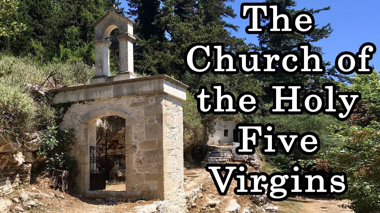 The Church of Holly Five Virgins Greece Crete