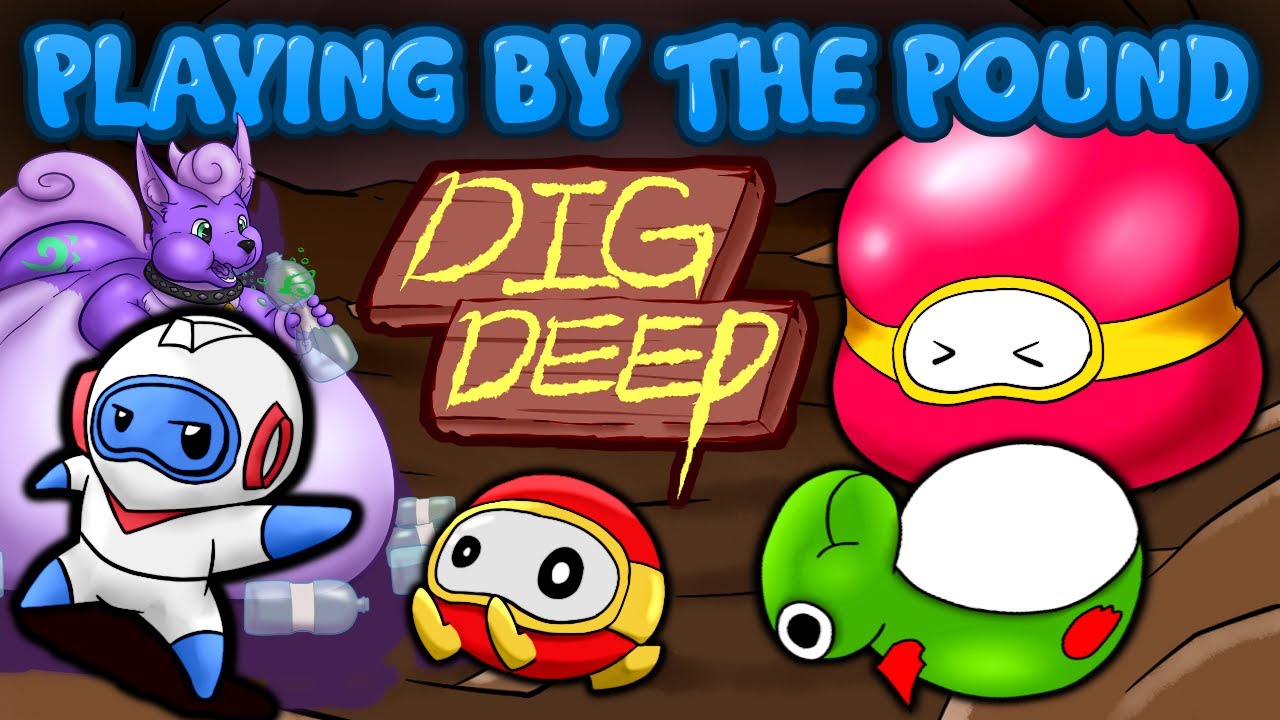 Playing by the Pound | Dig Deep - Dig-Dug but First-Person! Bloomph Up and Pop All the Baddies!
