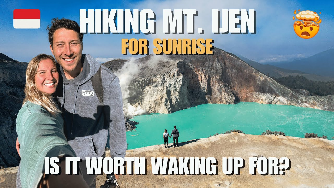 Hiking Mount Ijen at Sunrise (Kawah Ijen), East Java Vlog Part 3