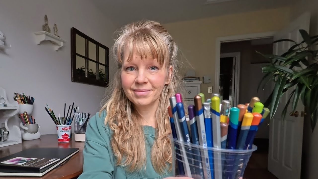 Using Watercolor Pencils in My Art Journal - Are Derwent Inktense Pencils Worth It?