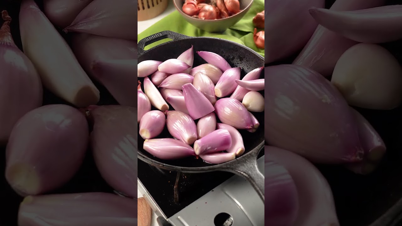 Maple-Balsamic Roasted Shallots