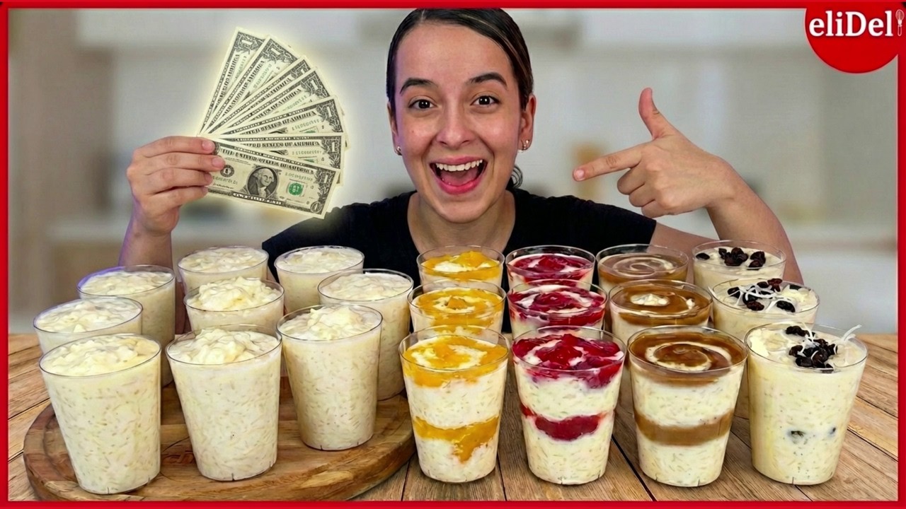 Con 3 Ingredientes 🤑Negocio ECONÓMICO para Ganar DINERO: Arroz Con Leche