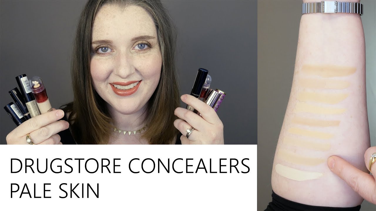 Drugstore Concealer Swatches | Pale / Very Fair Skin
