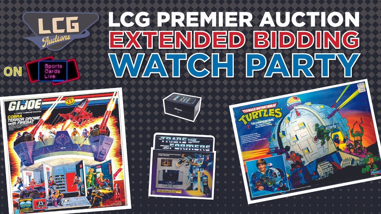 LCG Fall Premier Pop Culture Auction | Live Extended Bidding Coverage | October 29 2023