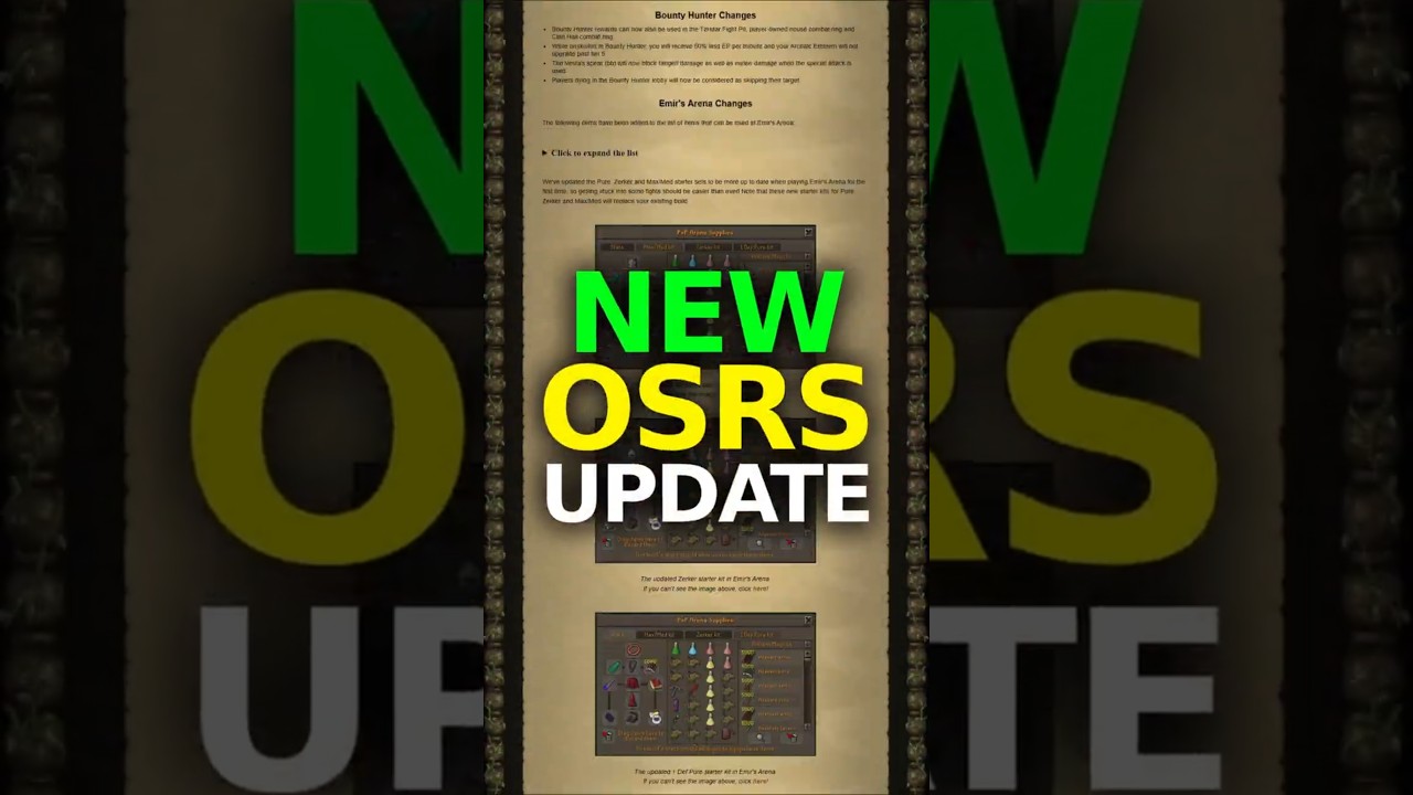 New OSRS Update 🔁 25th March 2026