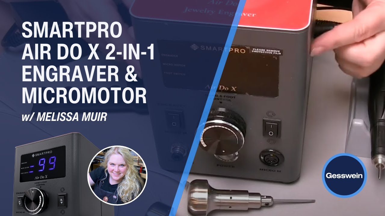 SmartPro Air Do X 2-in-1 Engraver and Micromotor Tool Review with Melissa Muir