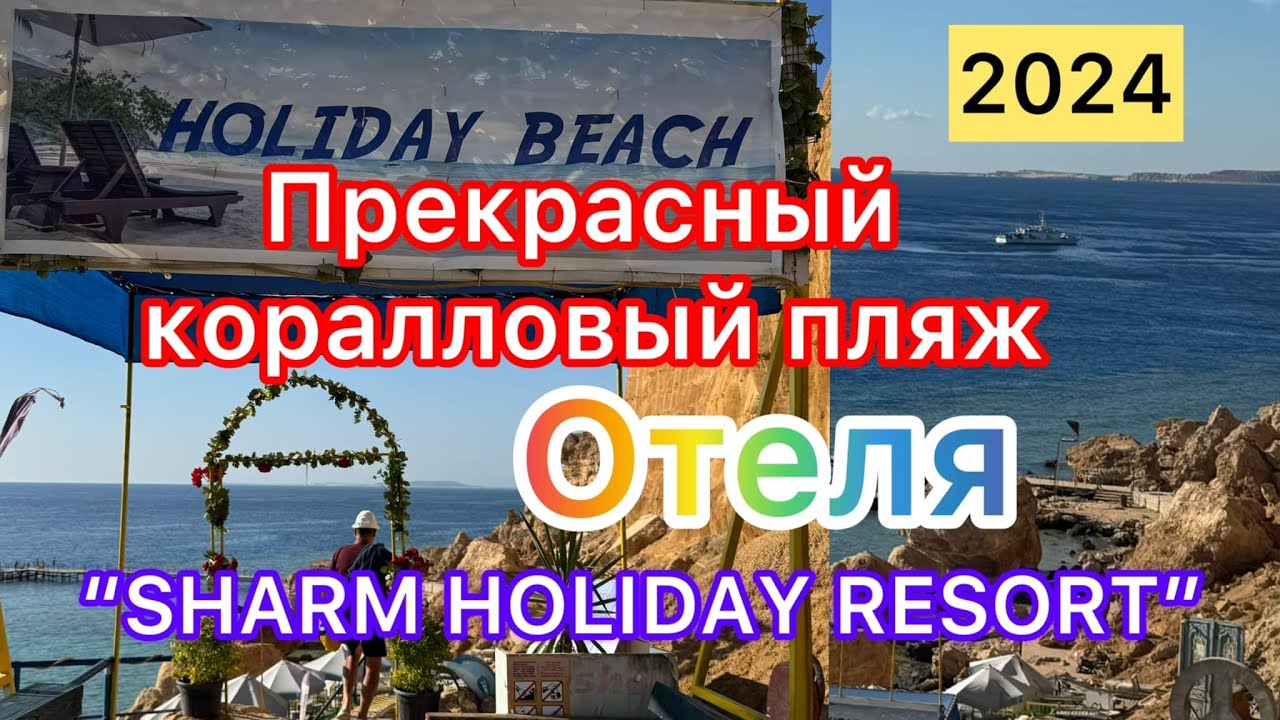 🇪🇬 Коралловый пляж отеля Sharm Holiday Resort 4* /Фарша ХАДАБА, ПЛЯЖ НЕ ДЛЯ ВСЕХ