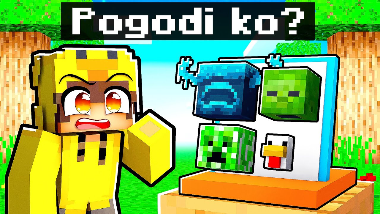 MINECRAFT ALI POGODI MOBA SA DRUGARIMA