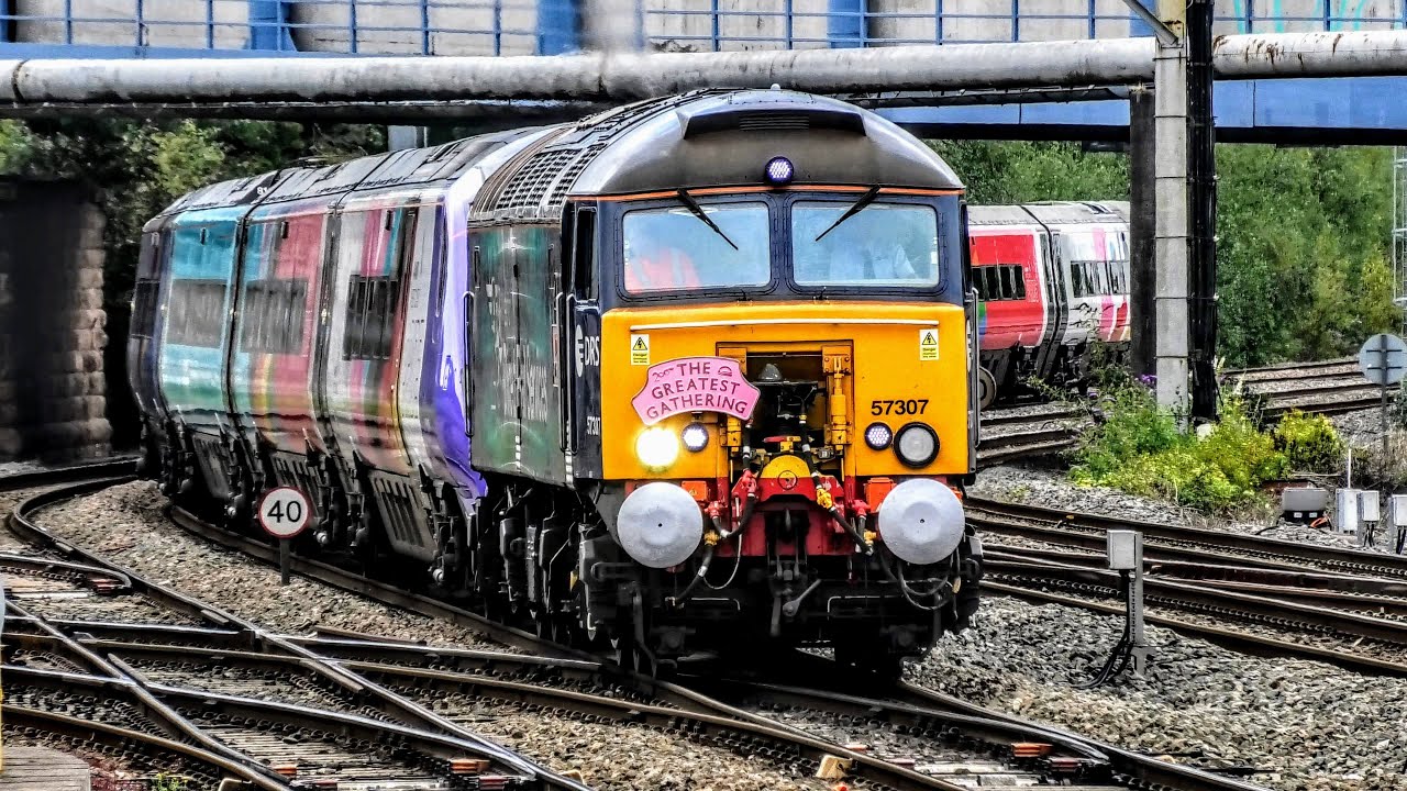 Trains at Derby, MML - 31/07/2025 Incl: PRIDE 390119