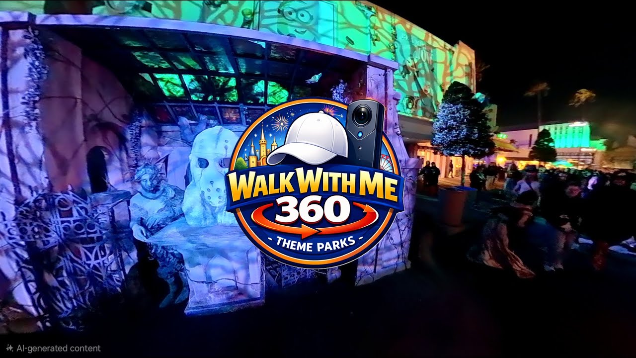 Halloween Horror Nights 34 (2025) - The Origins of Horror | POV in 360° 4K | VR