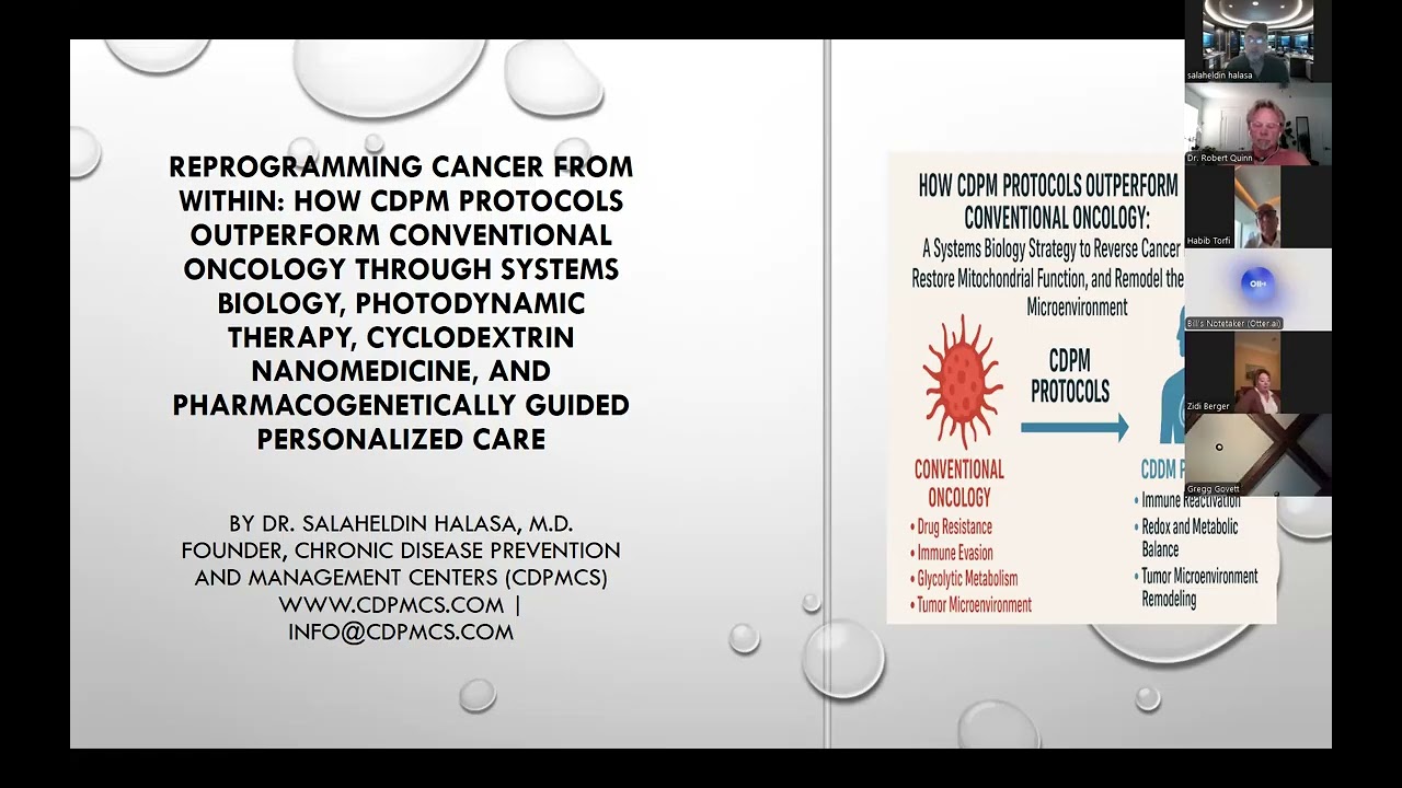 2 hrs CMEs of Integrative and personalized oncology by Dr Halasa