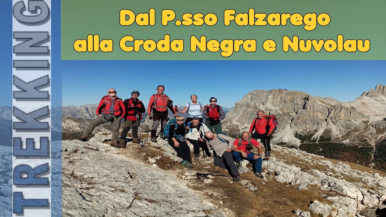 Dal Passo Falzarego alla Cima Croda Negra e Monte Nuvolau