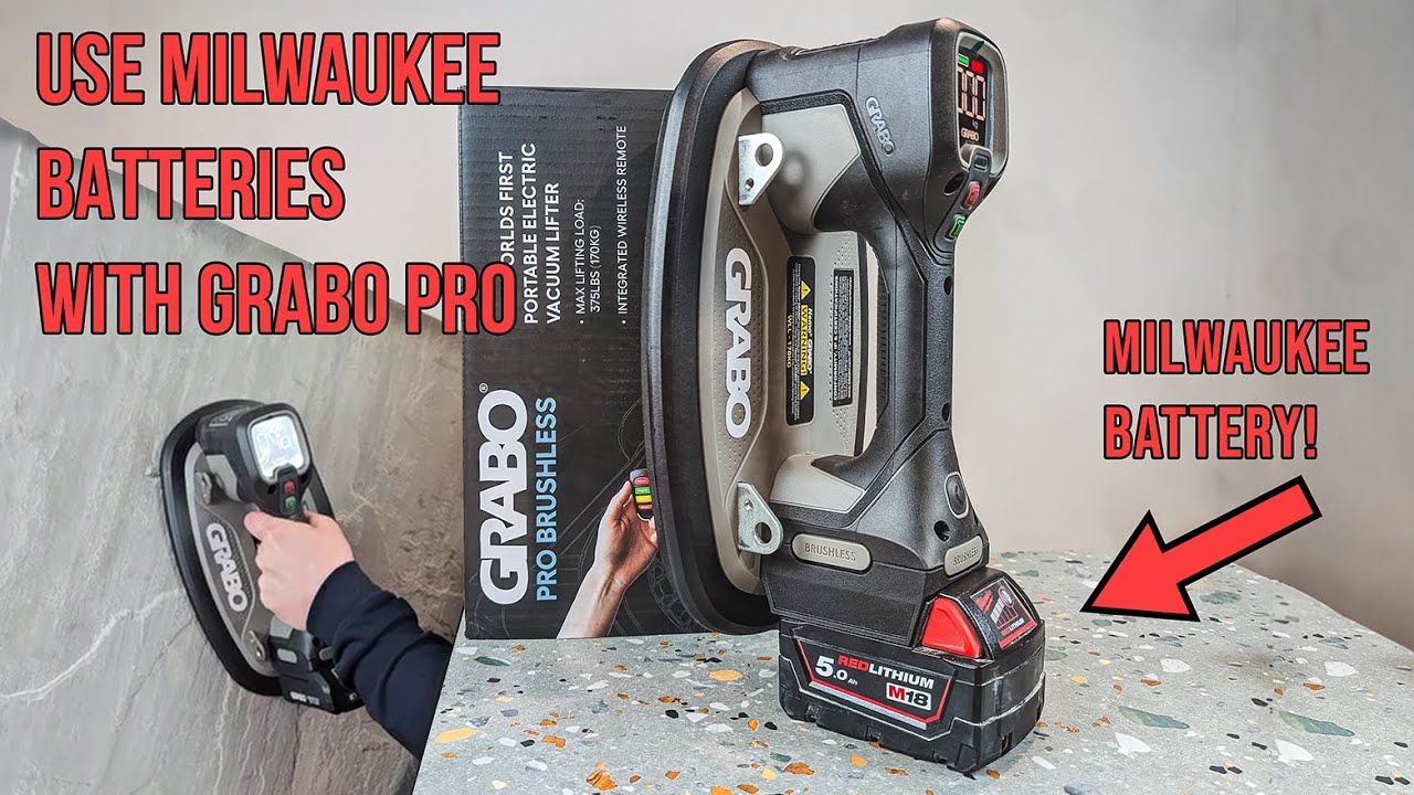 Milwaukee Batteries on a Grabo Pro?