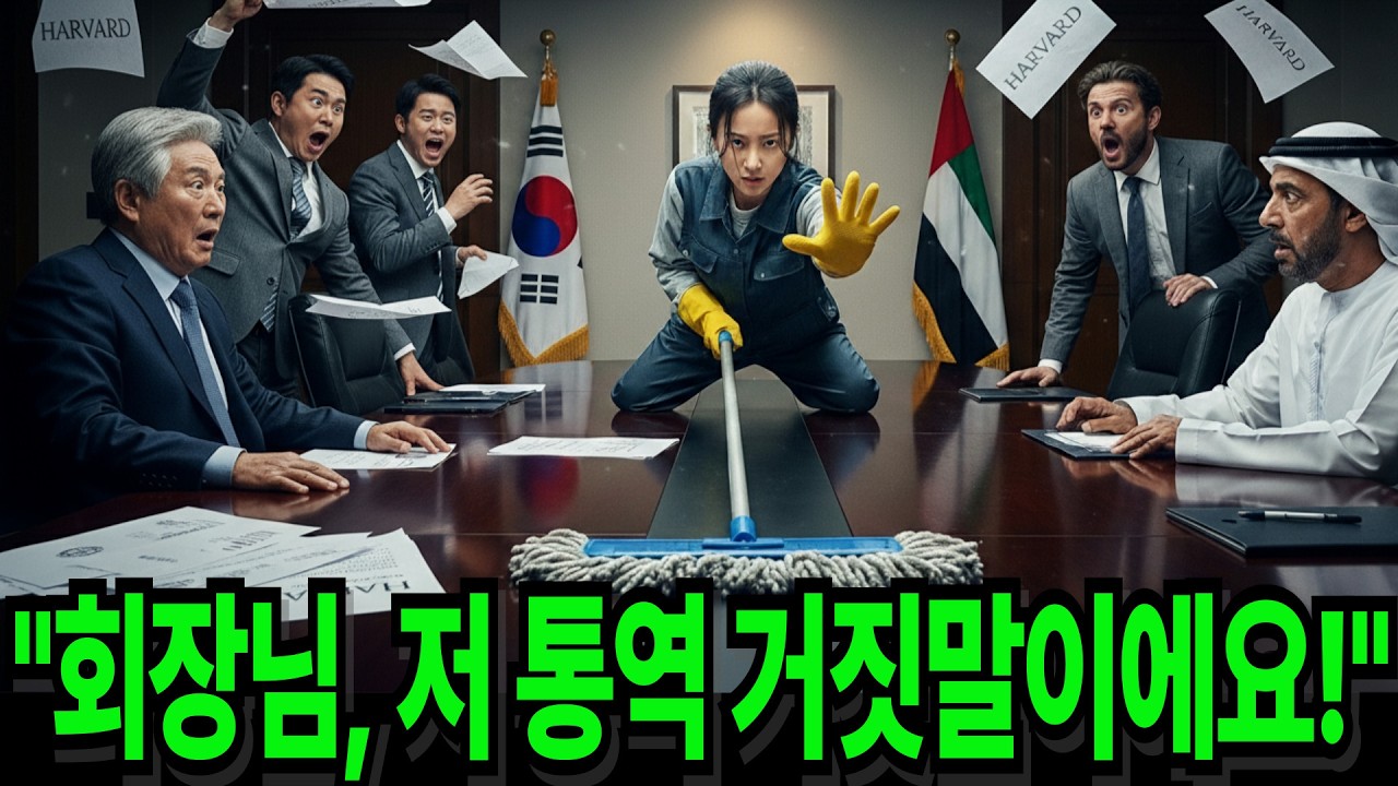 50조원 계약장 뒤집은 23살 청소부의 소름 돋는 정체 [감동사연/사이다]