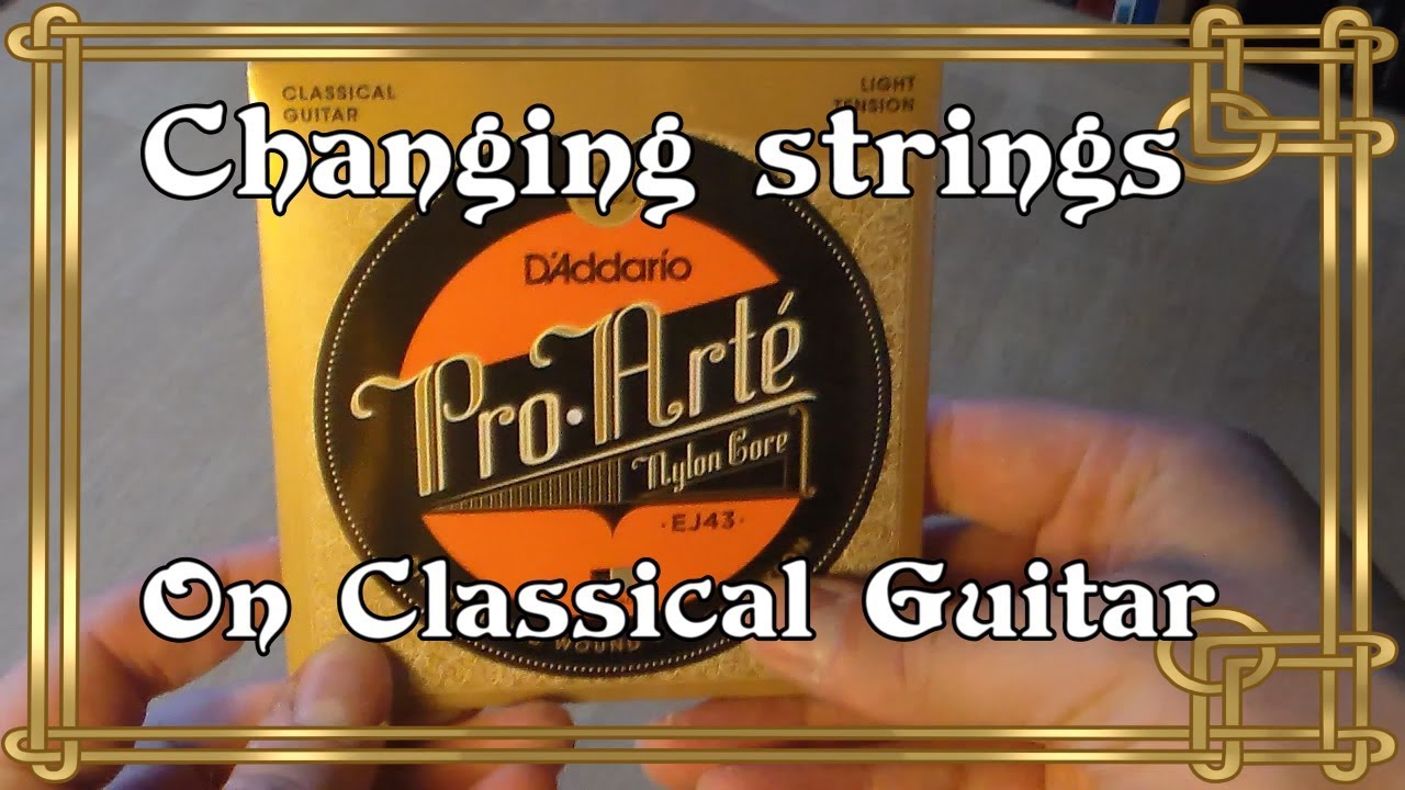 Changing strings on my classical guitar (D'addario Pro Art&eacute;, light tension)