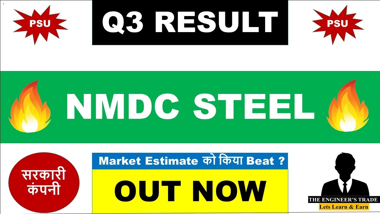 NMDC Steel Q3 Results 2024 | Nmdc Steel result | nmdc steel share latest news | nmdc steel share