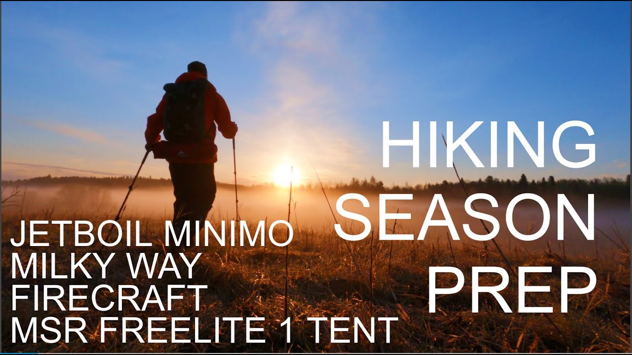 HIKING SEASON PREP | JETBOIL MINIMO | MSR FREELITE 1 TENT |  MILKY WAY |  FIRECRAFT (4k GoPro 9)