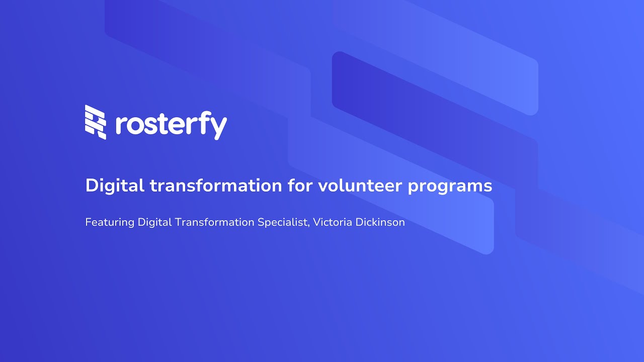 Digital transformation for volunteer programs