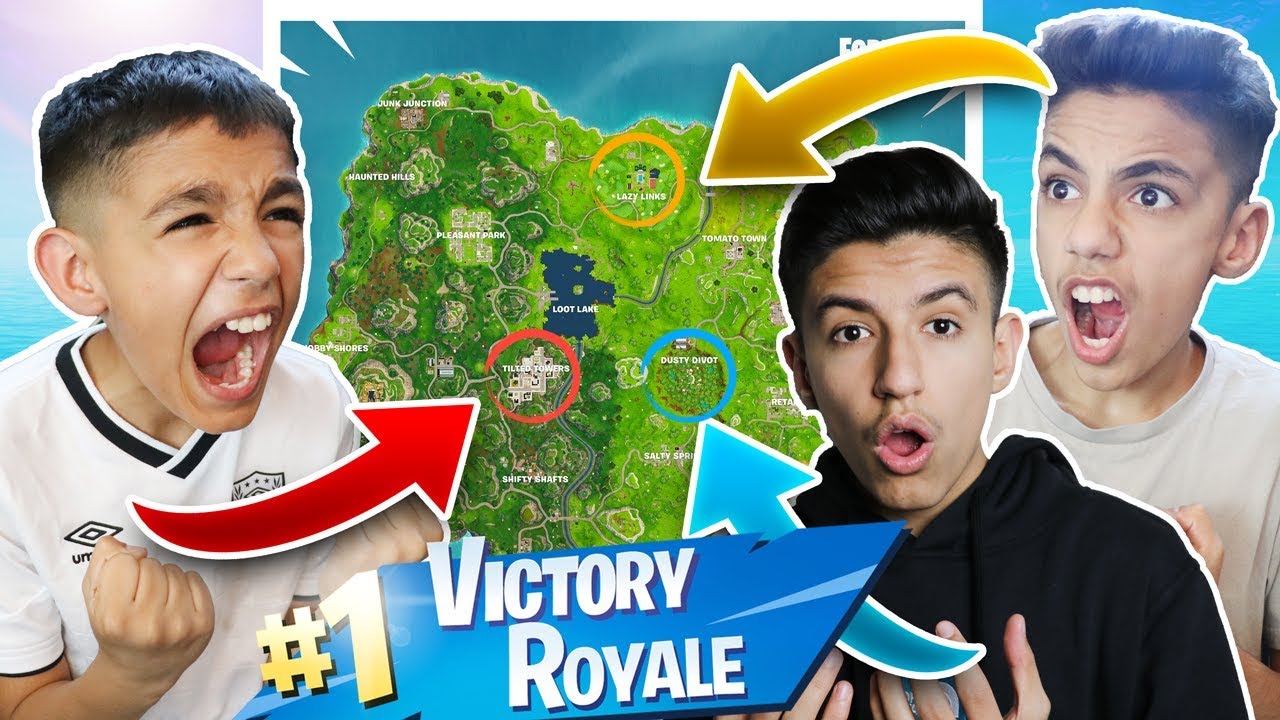 We All Got Into The Same Solo Game! Fortnite 1v1v1 Against Brothers!