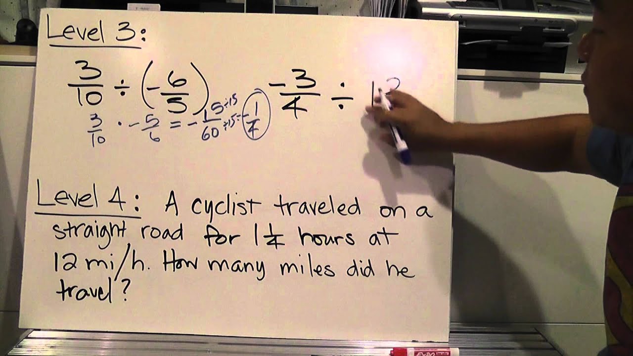 Multiplying and Dividing Real Numbers
