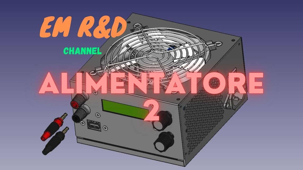 Alimentatore professionale fatto con ARDUINO, SENSORI VARI, UN VECCHIO ATX, UN DISPLAY I2C