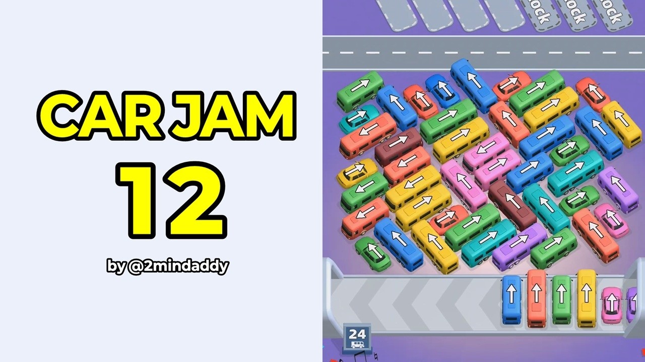 Car Jam Level 12 Solution and Walkthrough