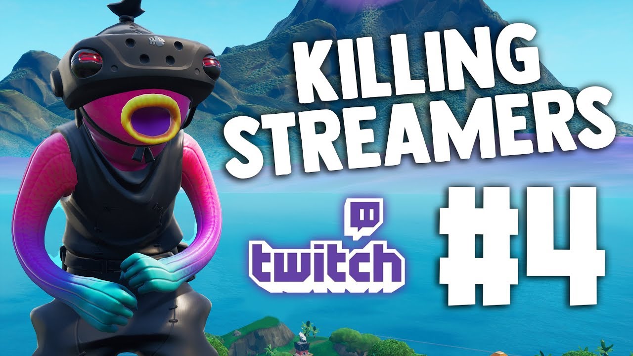 Killing Twitch Streamers #4 - Fortnite Battle Royale (with reactions)