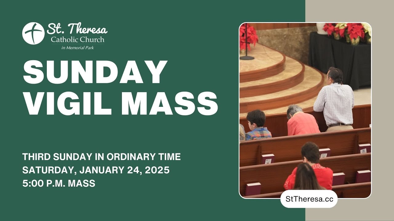 5:00 pm Saturday Mass
