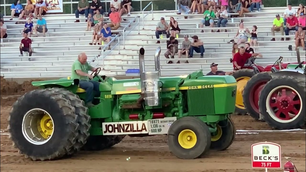 A John Deere with a 16V71 Detroit Diesel Tugboat Engine 