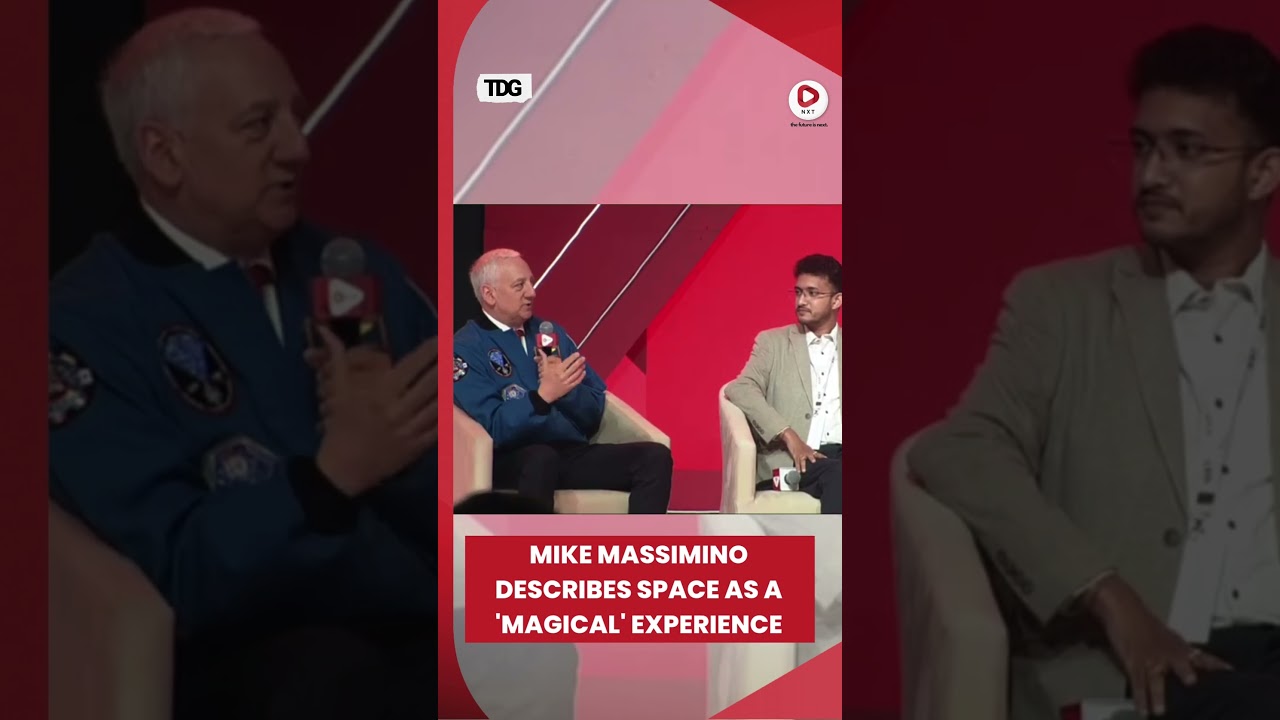 #nxtconclave | NASA Astronaut Mike Massimino describes life in space as 
