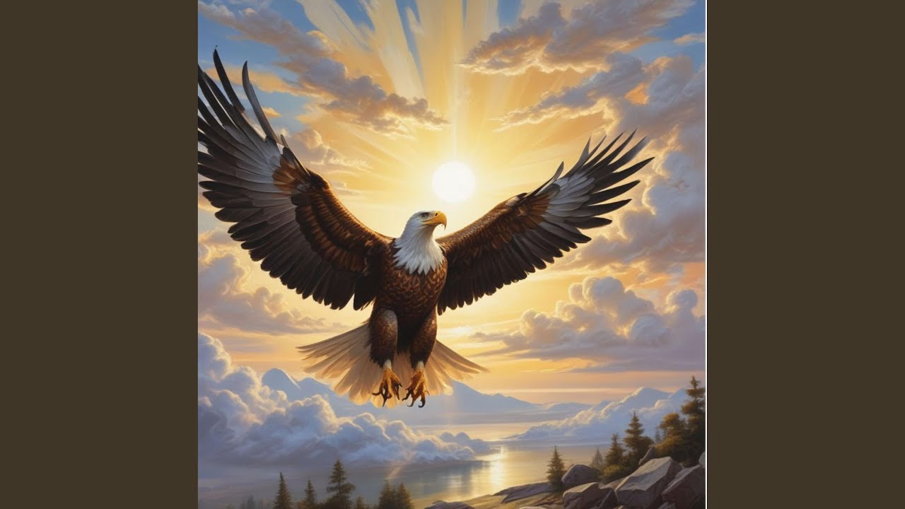 Eagle fly to freedom