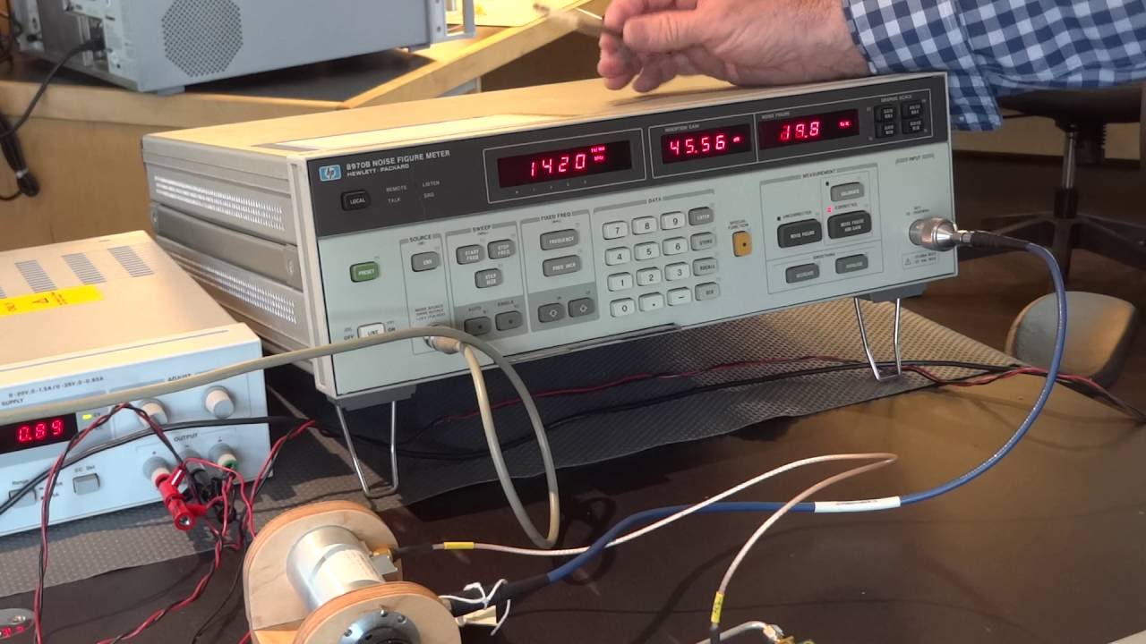 Using the HP8970B Noise Figure Meter to measure a frequency converter