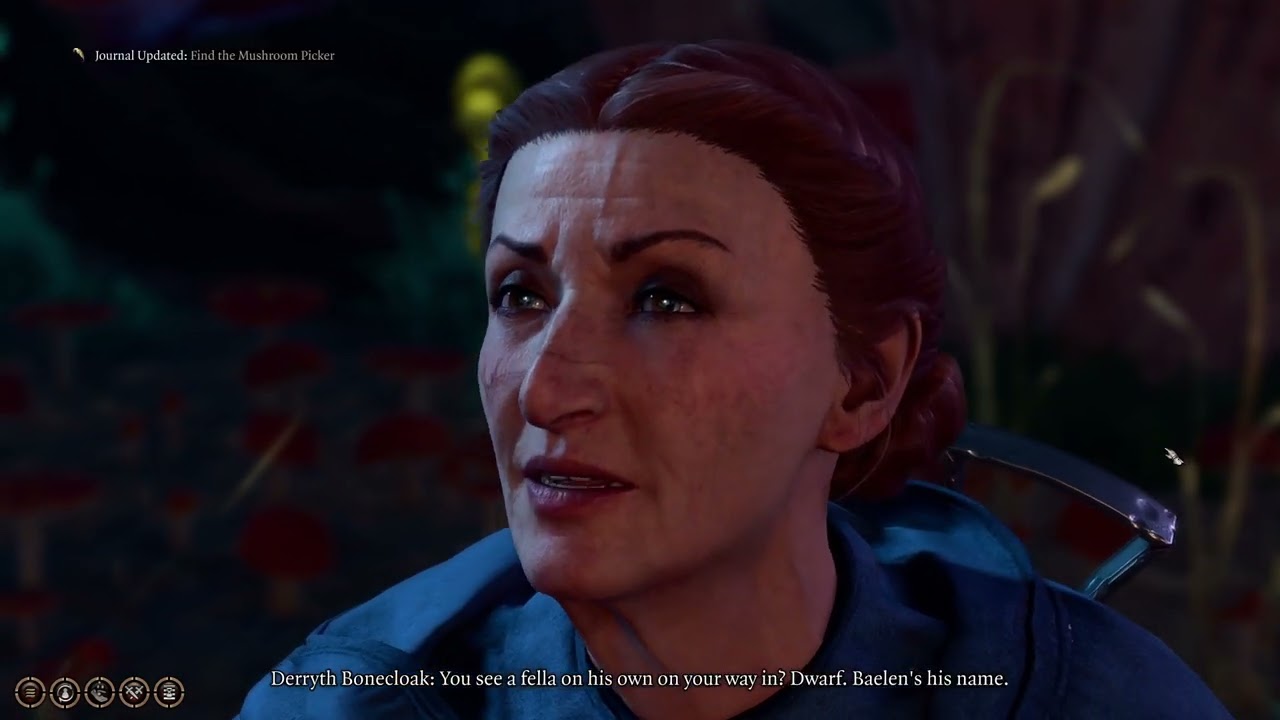 Telling Derryth Bonecloak that her husband is dead