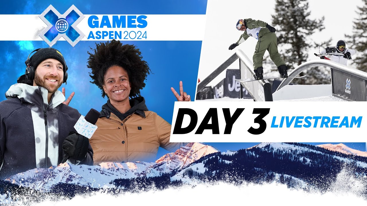 Day 3 Livestream with Jack Mitrani & Gabby Maiden | X Games Aspen 2024