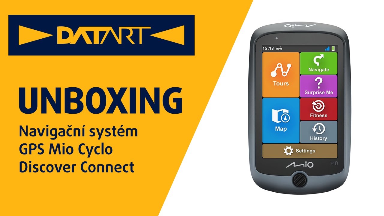 Navigační systém GPS Mio Cyclo Discover Connect | unboxing