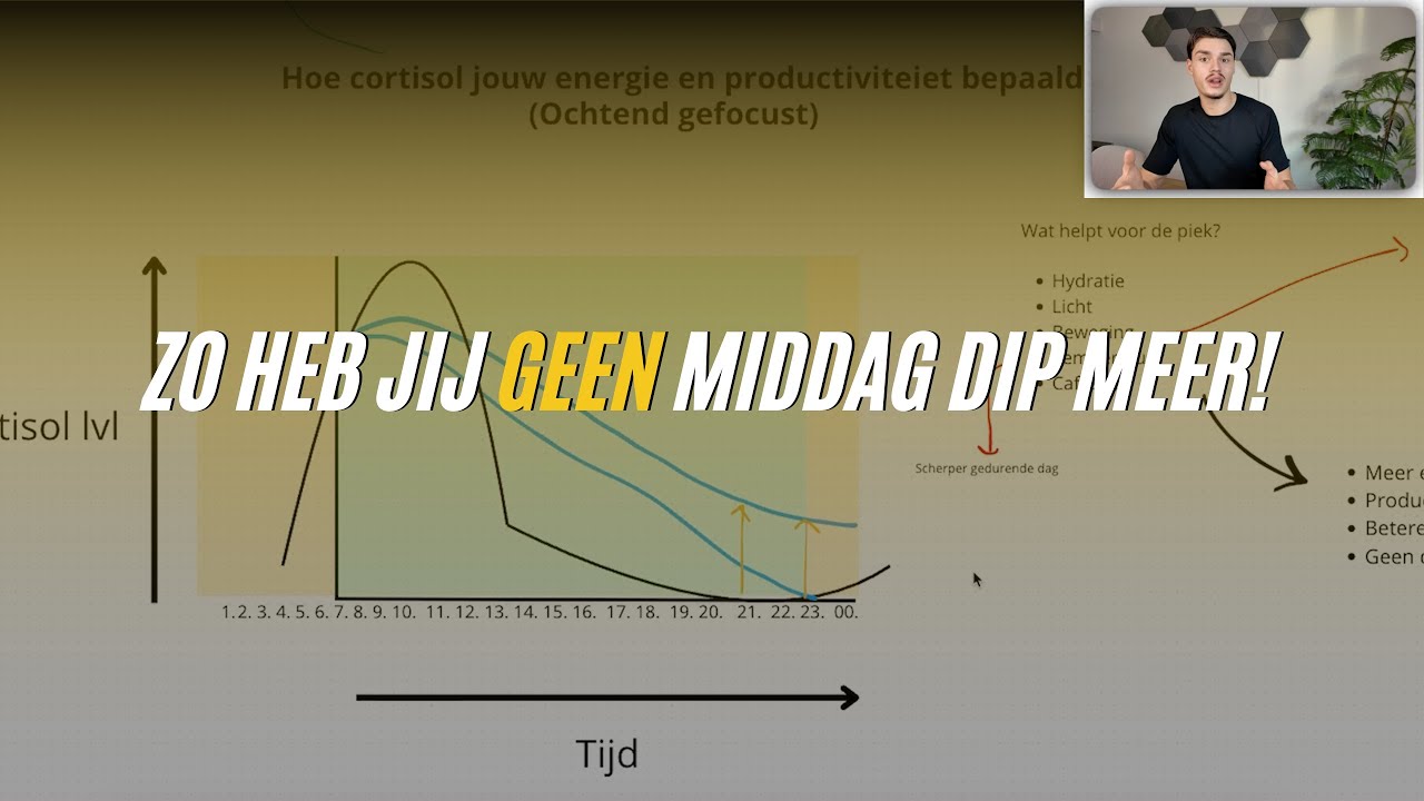 Dit is hoe jij dmv cortisol geen middag dipjes meer ervaart en kwalitatief kan slapen!