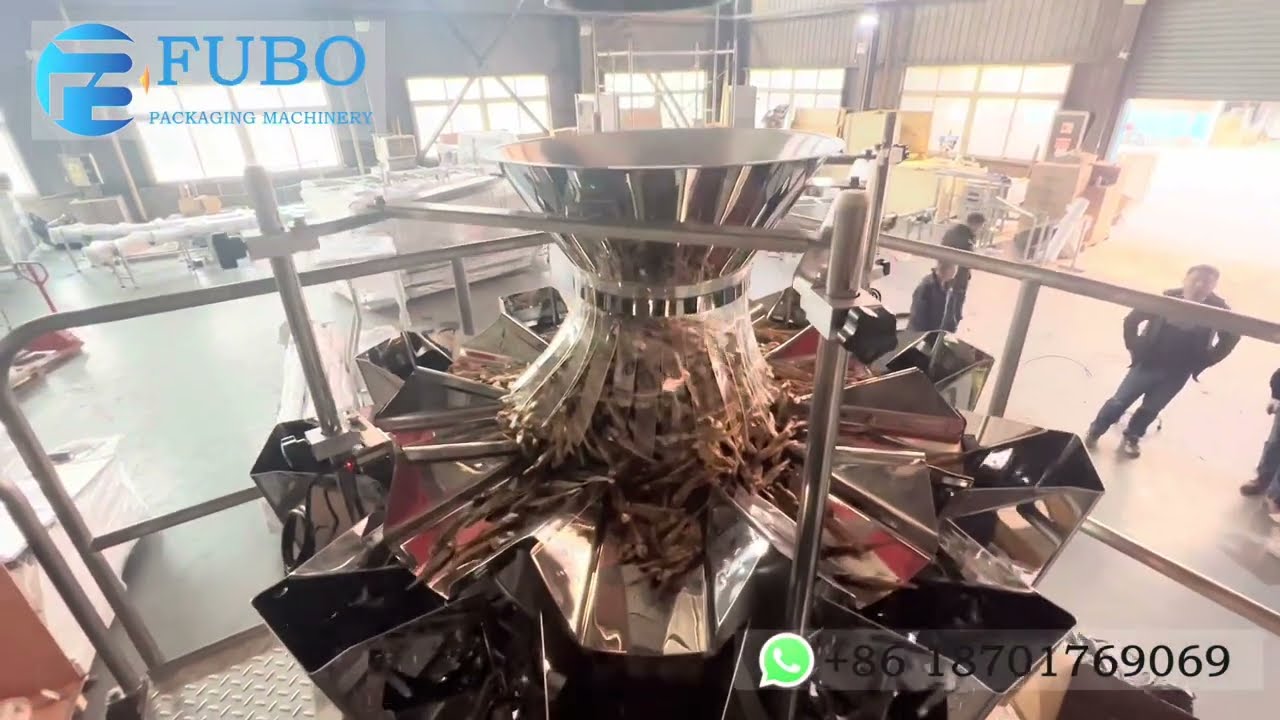 VFFS Dried fish pouch bagging machine
