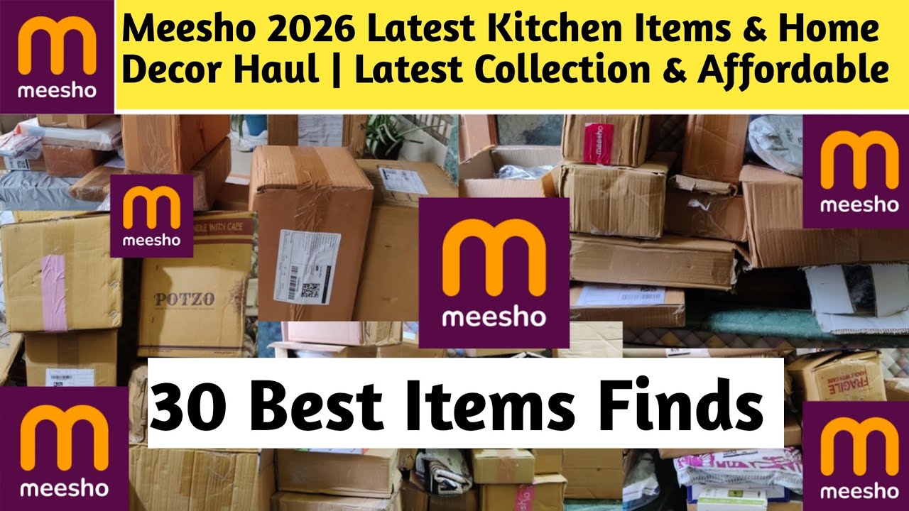 Meesho 2026 Latest Kitchen Items & Home Decor Haul | Latest Collection & Affordable | #meesho #sale 
