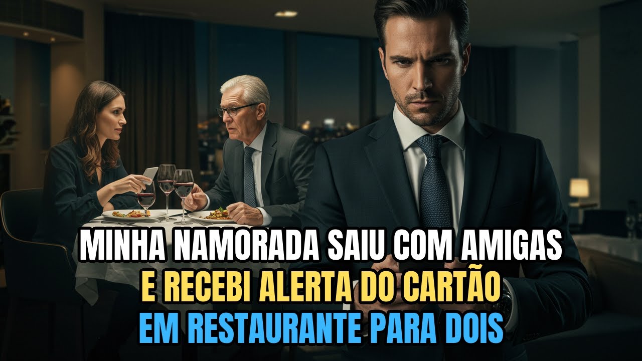 Minha namorada saiu com amigas e recebi alerta do cartão em restaurante para dois