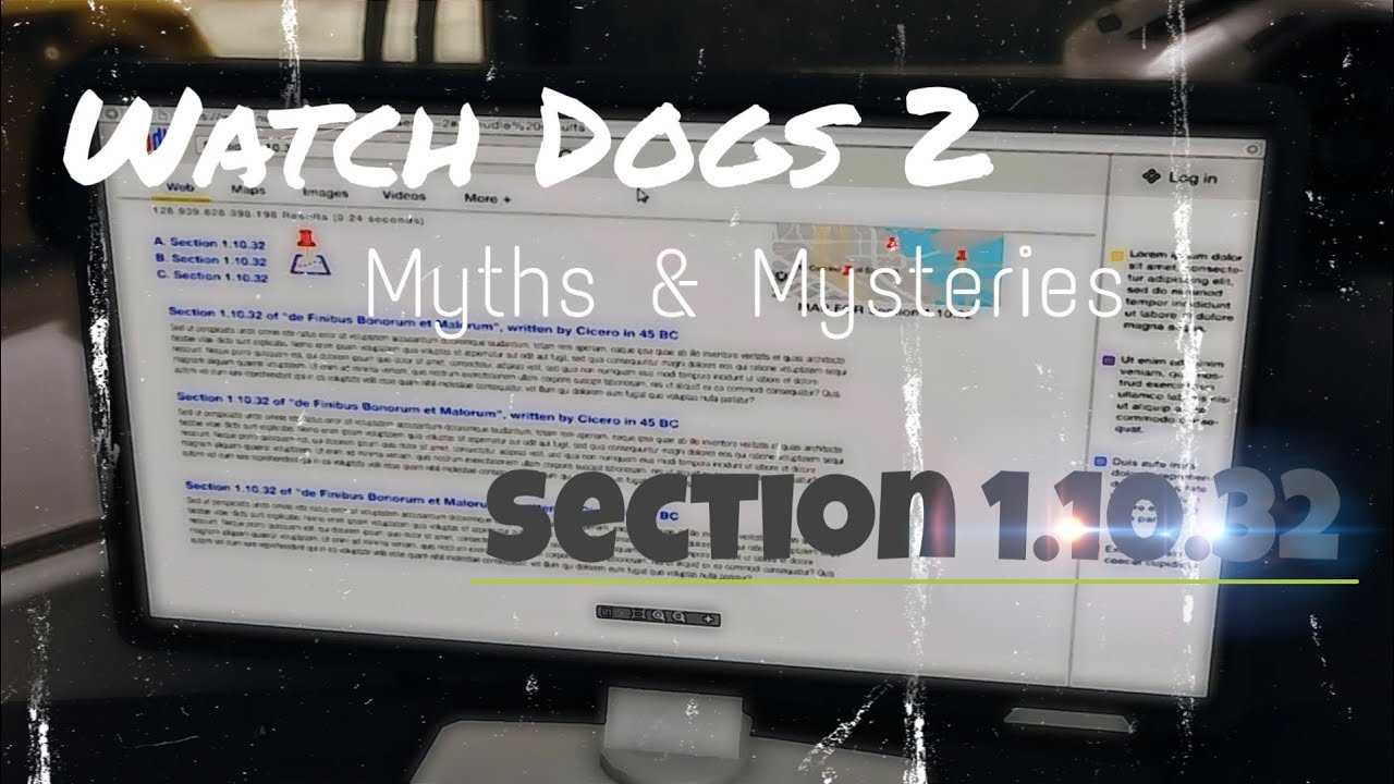 Watch Dogs 2 - Myths & Mysteries | Section 1.10.32