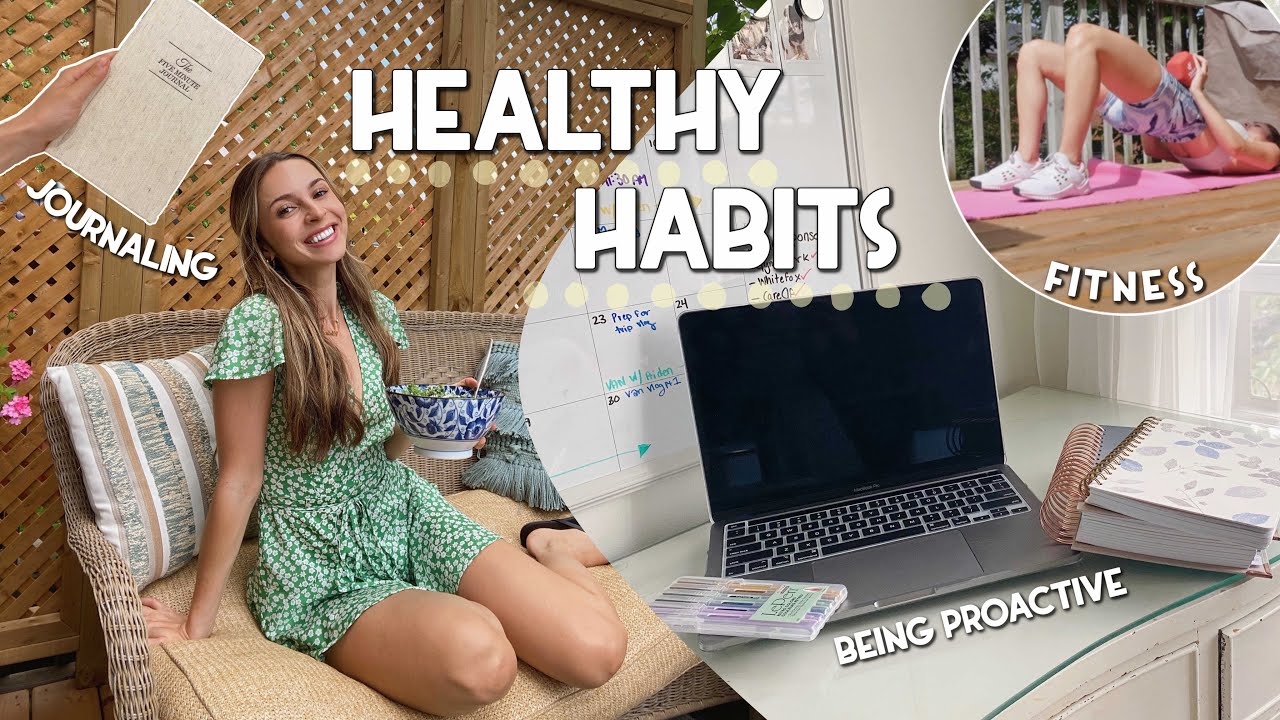 HEALTHY HABITS I DO EVERYDAY | Fitness, Journaling, Productivity | Vlog