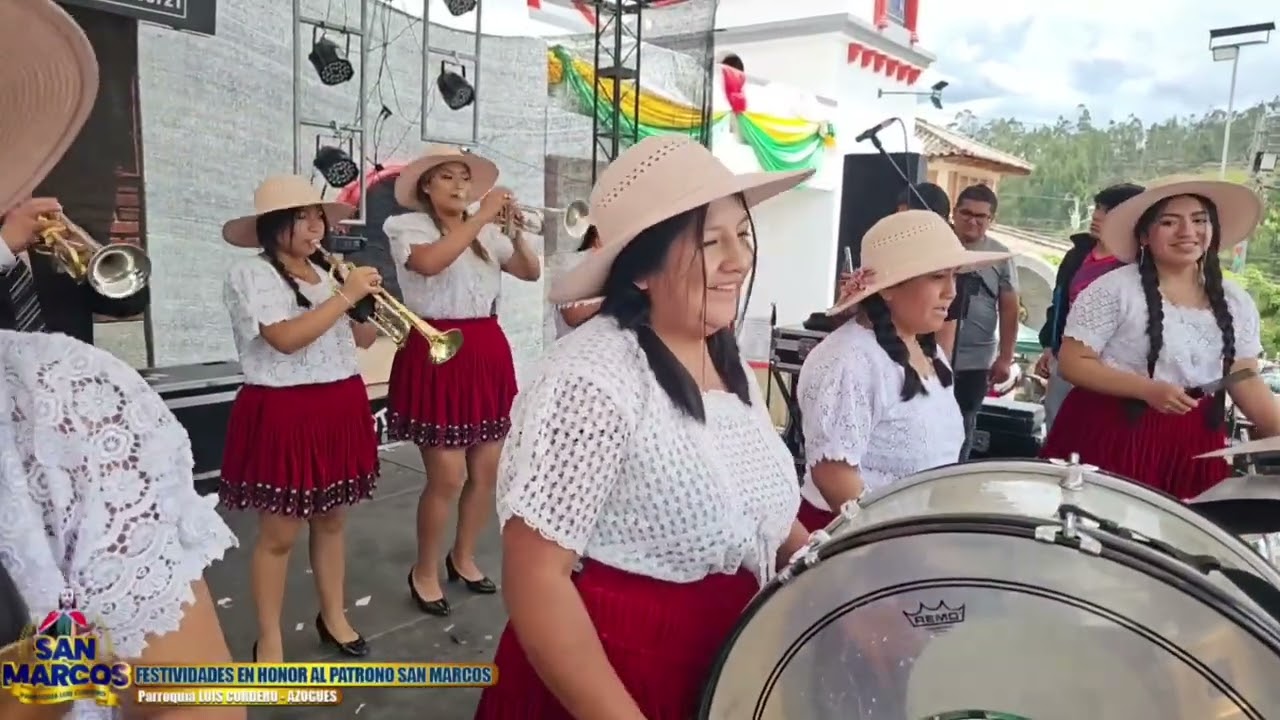 Banda Musical de Mujeres en San Marcos Azogues Recuerdos 2025