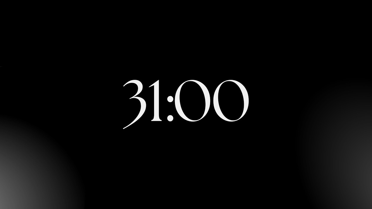 31 minutes deep focus | no music, full focus | minimal focus