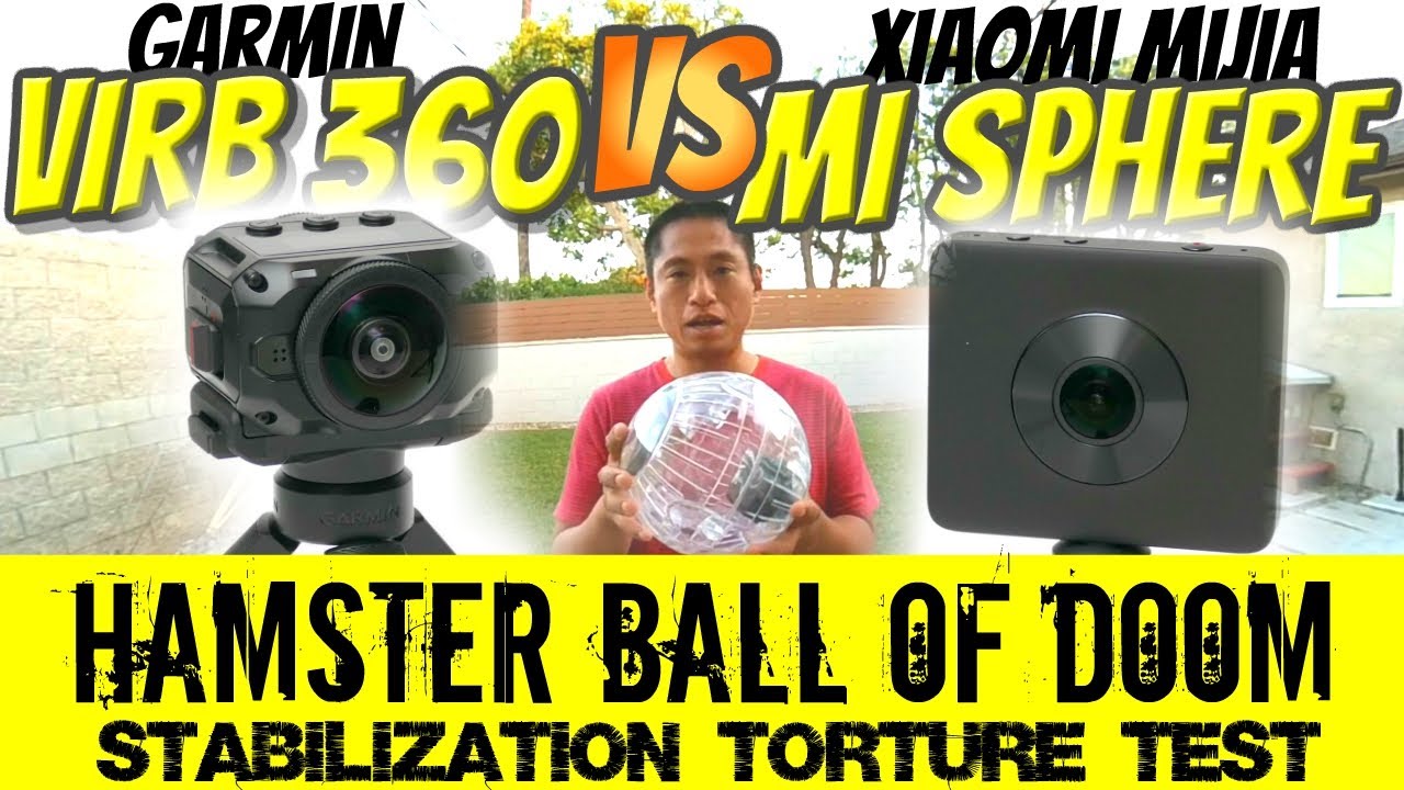 Garmin Virb 360 vs. Xiaomi Mijia Mi Sphere: stabilization test! (4K 360 Video)